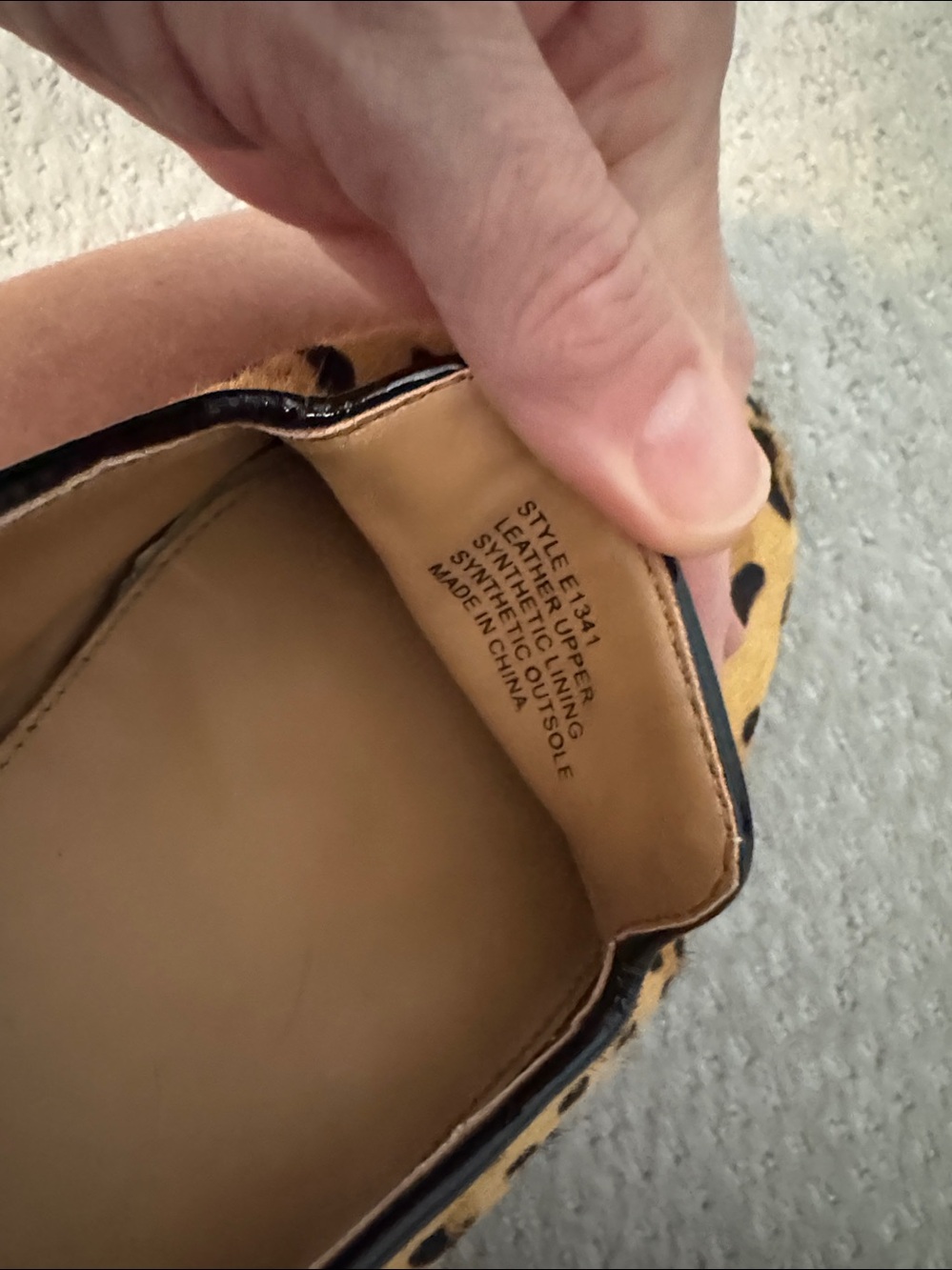 J Crew Leopard Print pony Hair Flats - Picture 2 of 5